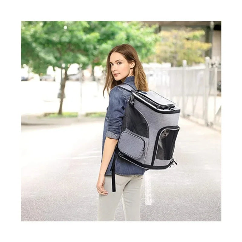 🎒 Sac à dos de transport pour chat – Confort, sécurité et liberté de mouvement
