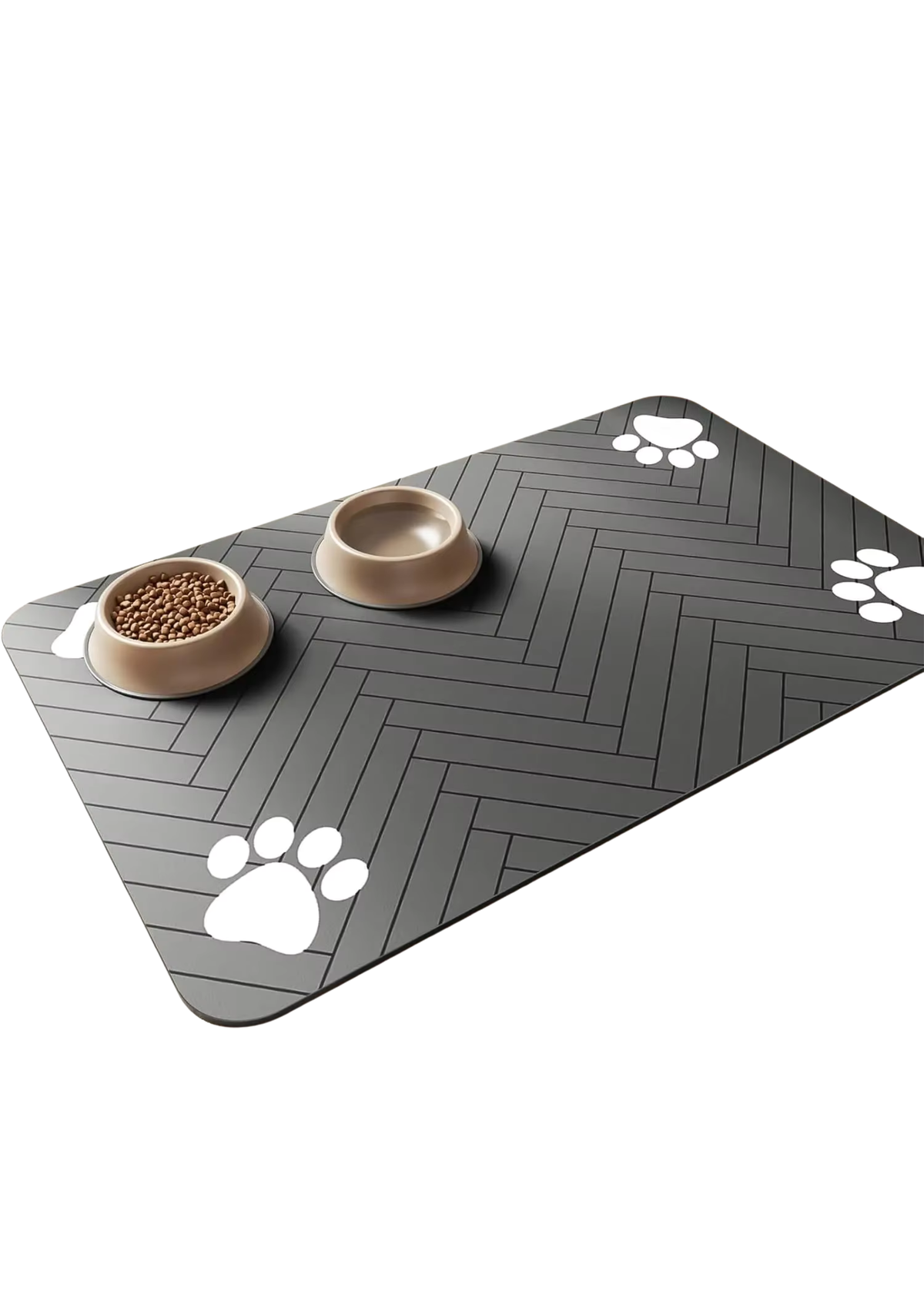 🧺 Tapis absorbant en diatomite pour gamelles de chien – Hygiène, élégance & praticité